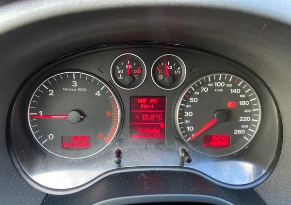 Audi A3 cena 17500 przebieg: 267000, rok produkcji 2007 z Dobrzyca małe 137